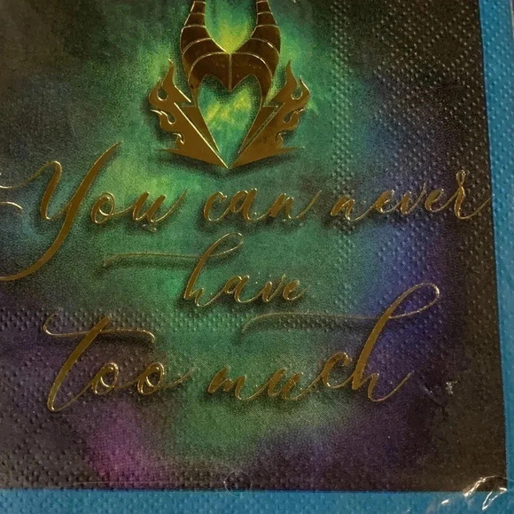 Disney Villains Halloween Napkins 2-Ply Paper 16 Count New - Picture 2 of 5